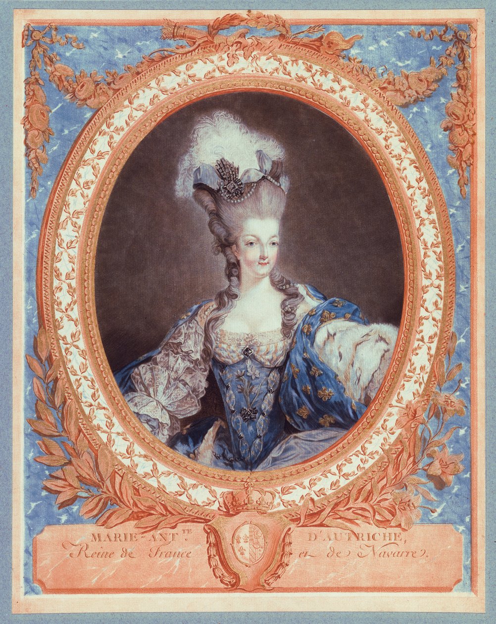Marie Antoinette, Queen of France and Navarre by Jean Francois Janinet