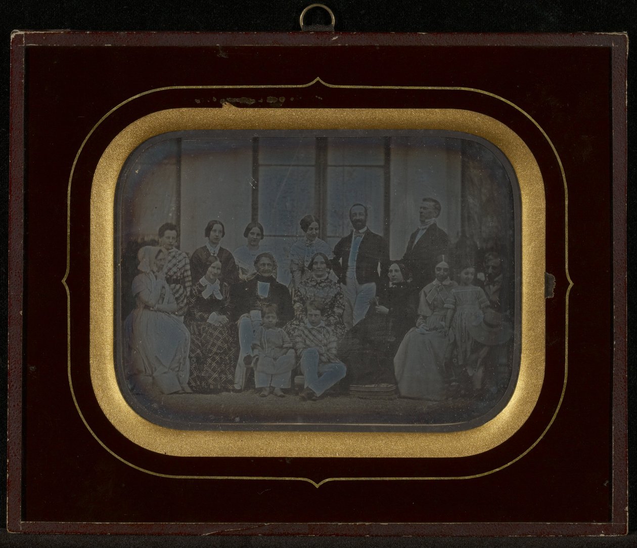 Family Group Portrait of Fourteen Eynard-Lullin Members by Jean Gabriel Eynard