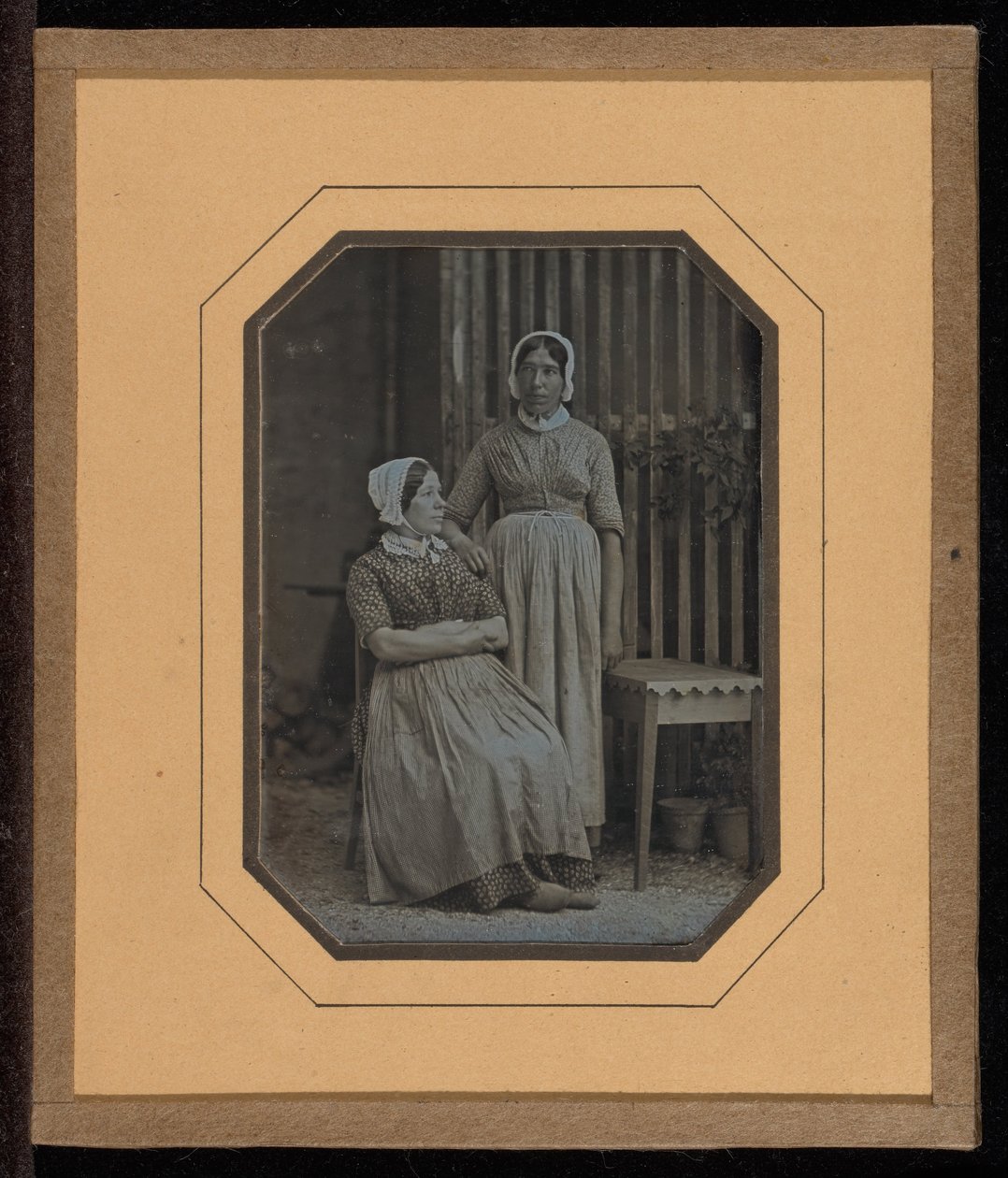 Portrait of Two Servants - Lisette Gilliard and Susette by Jean Gabriel Eynard