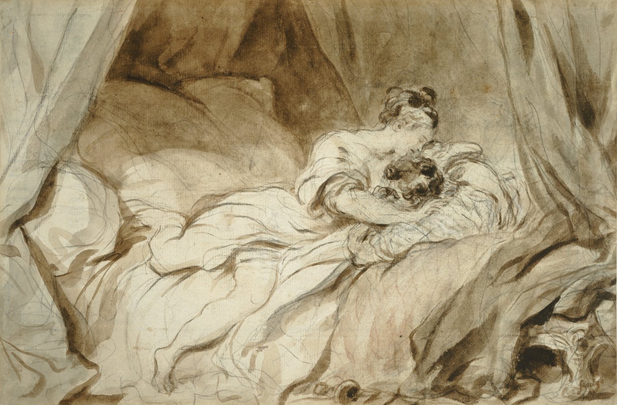 The Useless Resistance by Jean Honore Fragonard