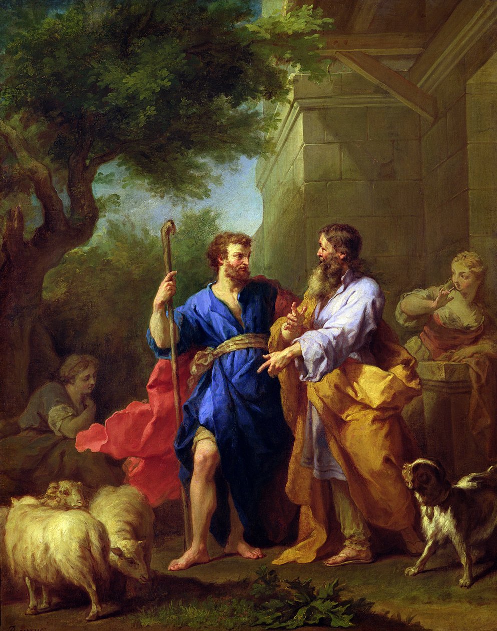 Jacob and Laban, before 1737 by Jean Bernard Restout