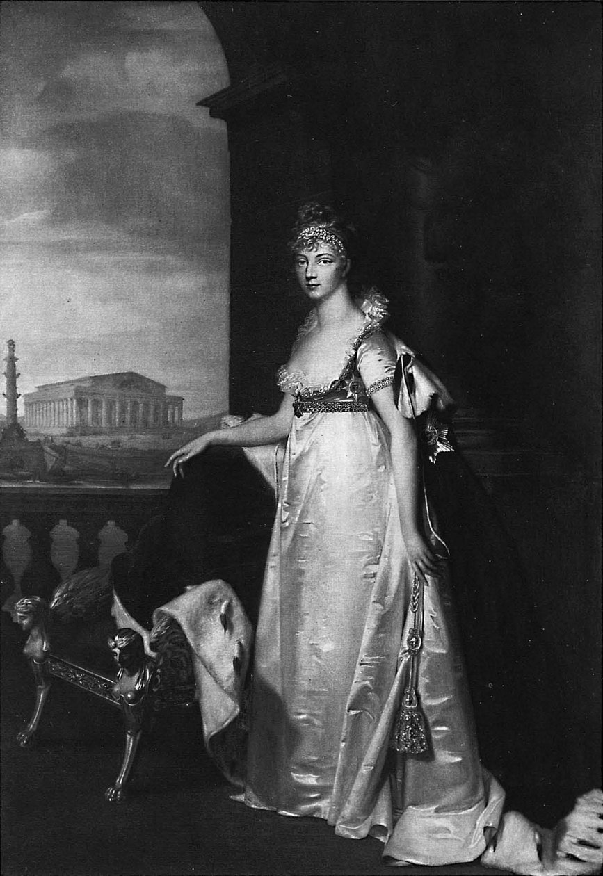 Portrait of Elizabeth Alexeievna (1779-1826) by Jean-Laurent Mosnier