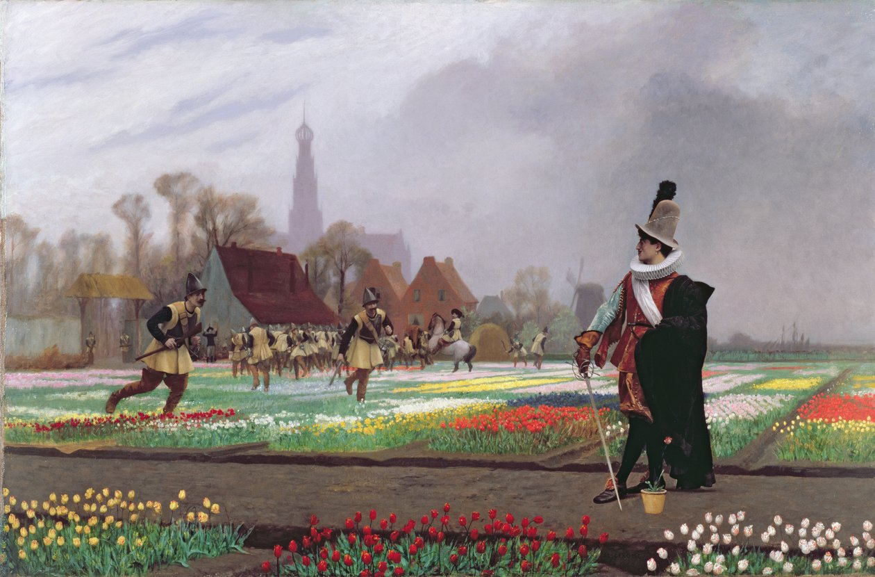 The Tulip Folly by Jean Leon Gerome