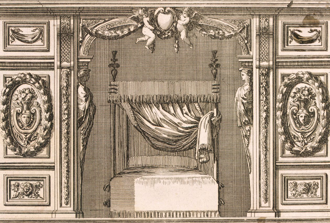 Design for a bed alcove by Jean Lepautre