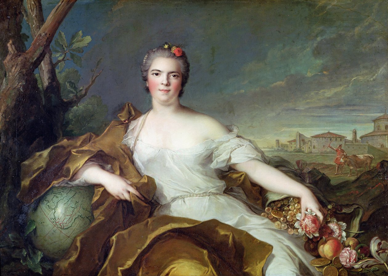 Louise-Elisabeth de France, as the Element of Earth by Jean Marc Nattier