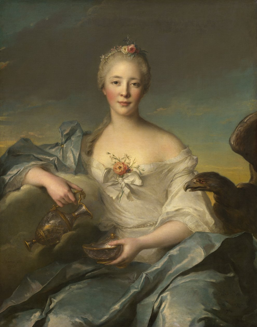 Madame Le Fèvre de Caumartin as Hebe by Jean Marc Nattier