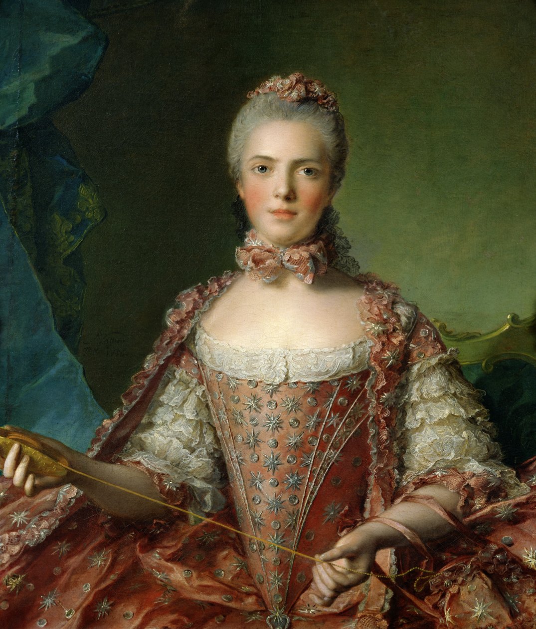 Portrait of Marie Adelaide by Jean-Marc Nattier