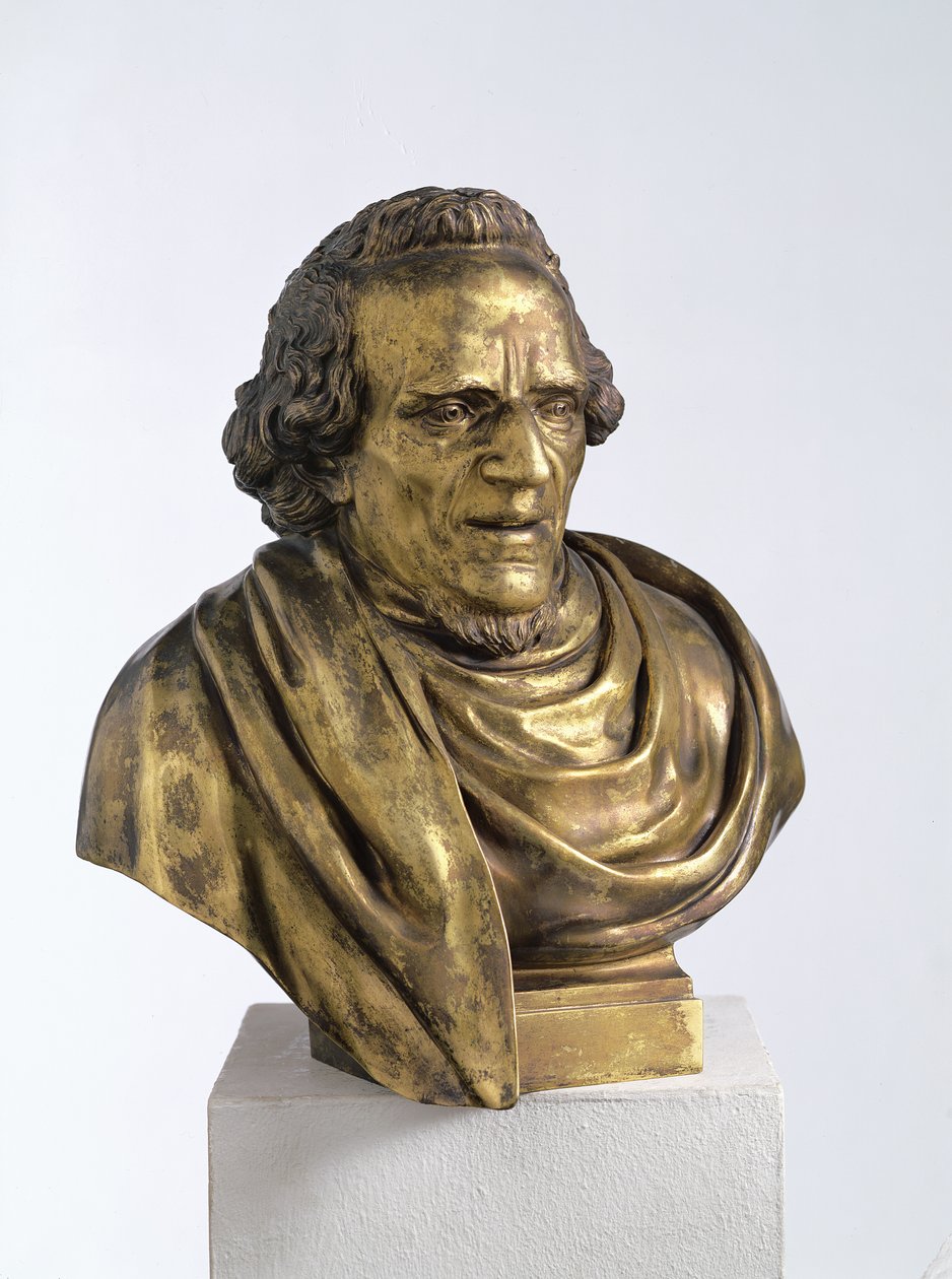 Portrait of Moses Mendelssohn (1729-86), 1785 by Jean Pierre Antoine Tassaert