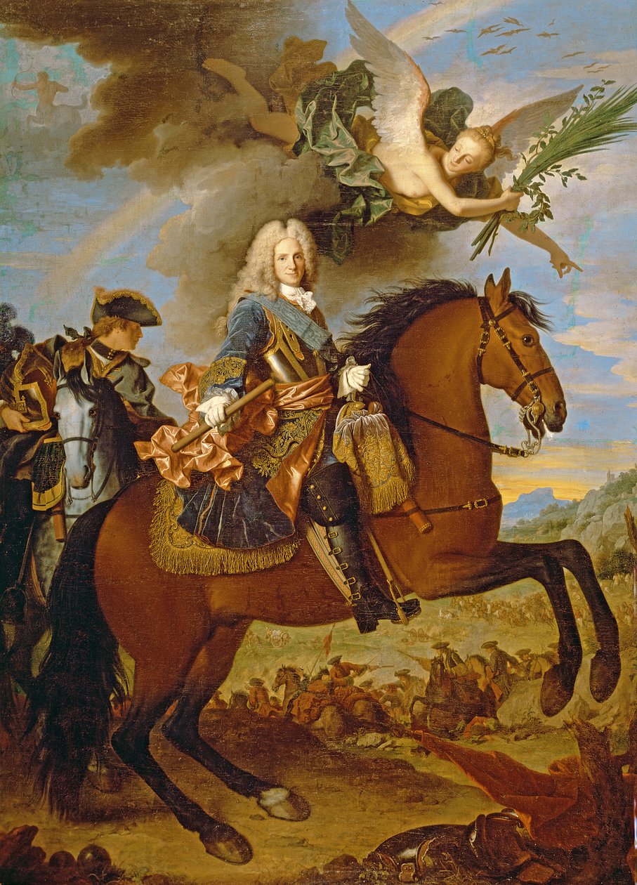 Equestrian Portrait of Philip V by Jean Ranc