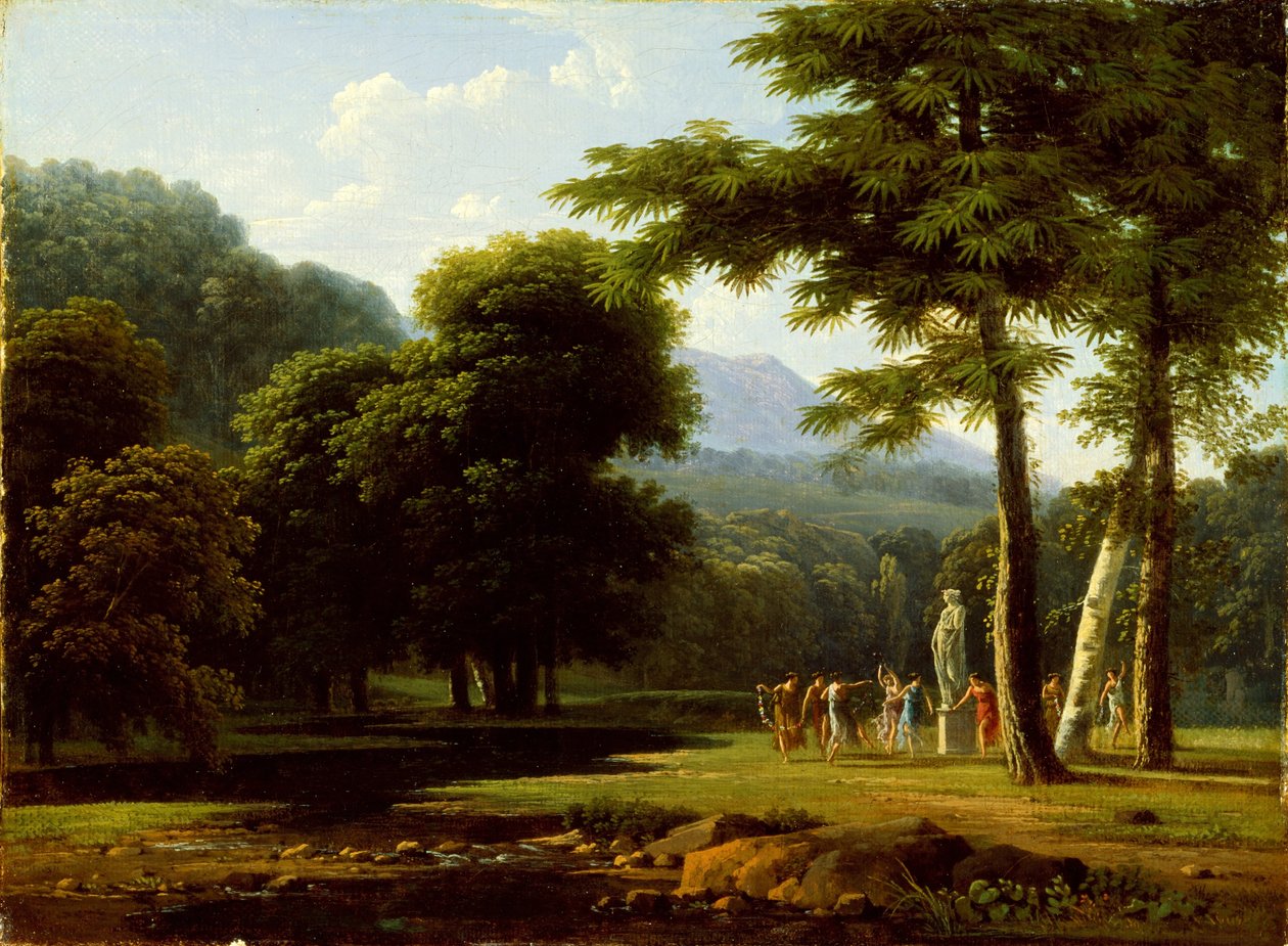 Landscape by Jean Victor Bertin