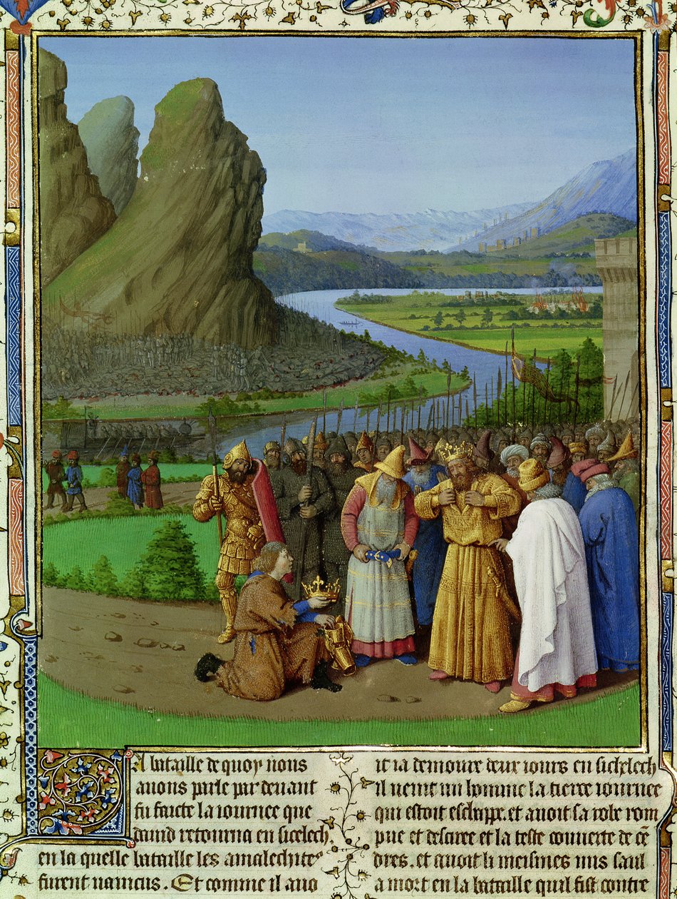 David Learning of the Death of Saul, illustration from 
