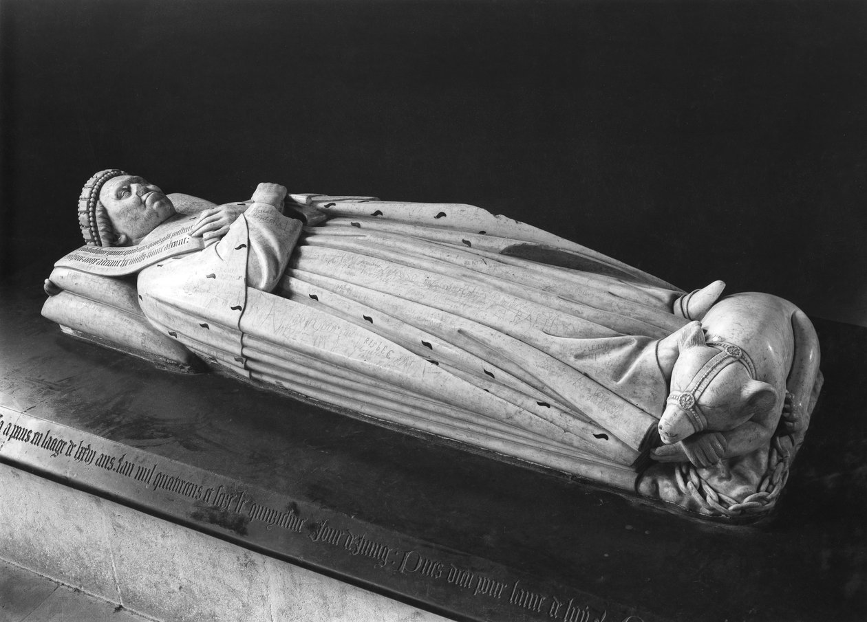 Effigy of Duc Jean de Berry (1340-1416) Count of Poitiers, 1416-38 by Jean de Cambrai