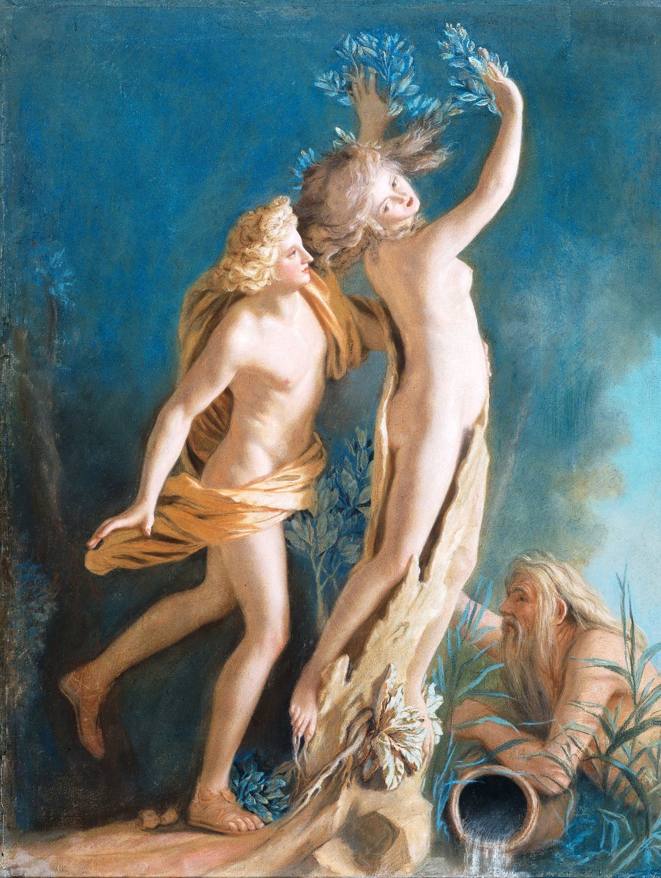 Apollo and Daphne, after the sculpture by Gianlorenzo Bernini in the Borghese collection in Rome by Jean Étienne Liotard