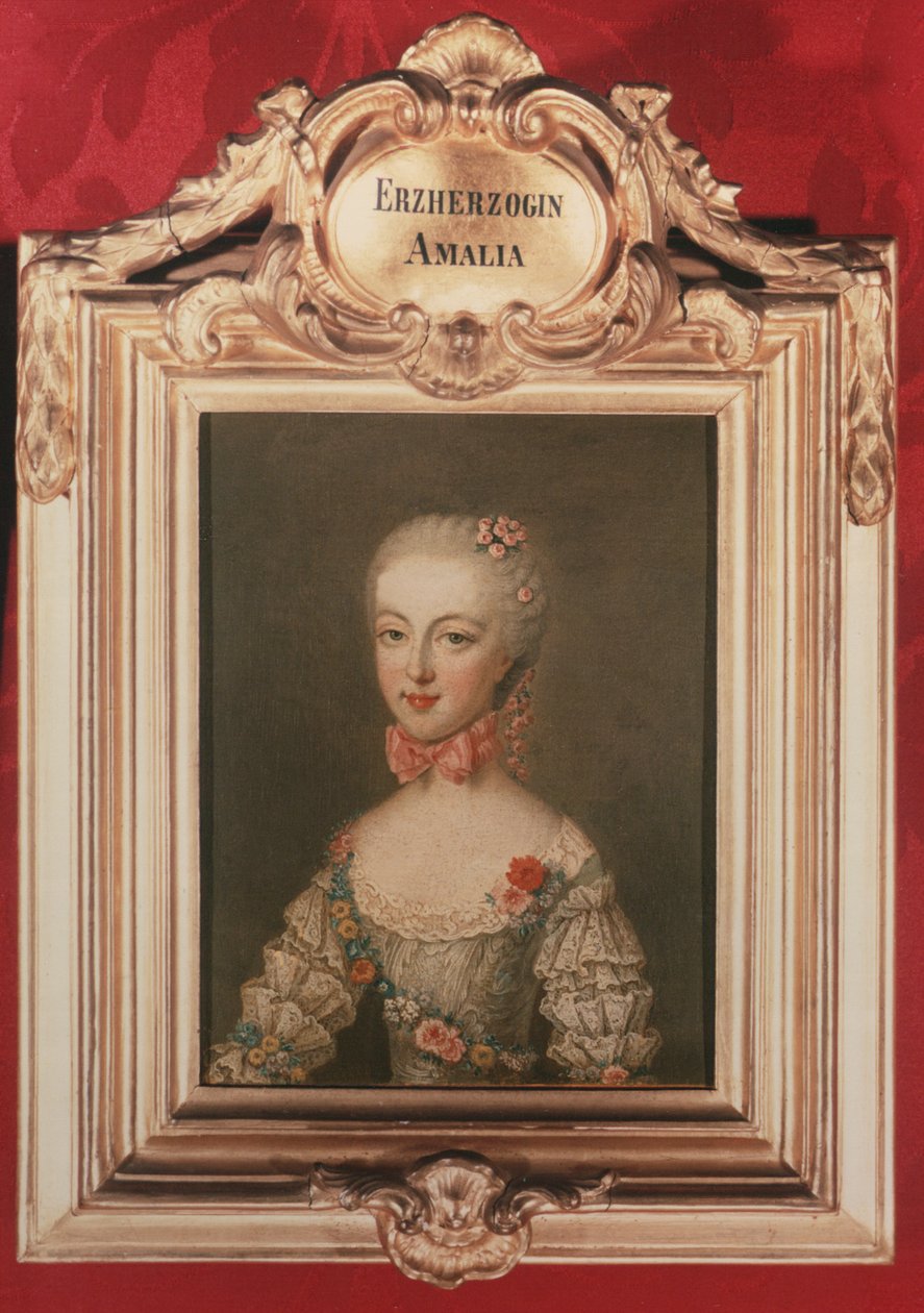 Archduchess Maria Amalia, Daughter of Emperor Francis I and Empress Maria Theresa of Austria by Jean Étienne Liotard