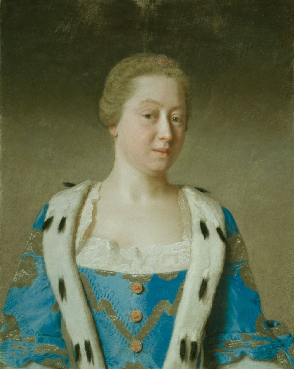 Portrait of Augusta, Princess of Wales by Jean Étienne Liotard
