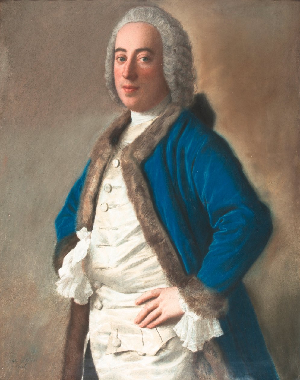 Portrait of Monsieur Boère, Merchant in Genoa by Jean Étienne Liotard