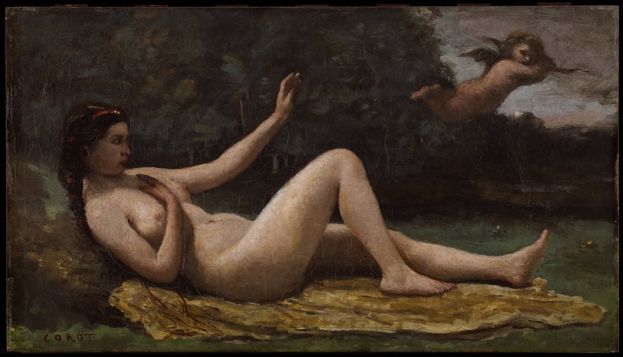 Evocation of Love by Jean-Baptiste-Camille Corot