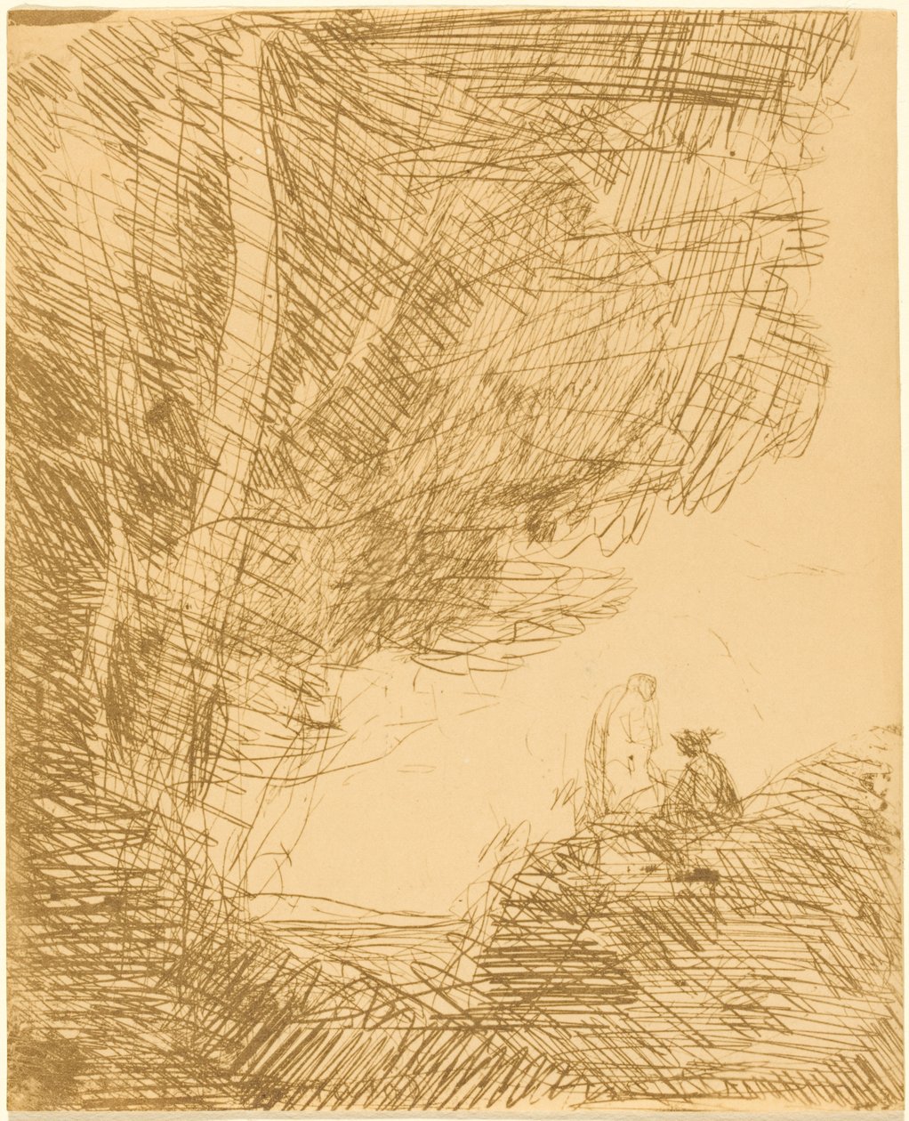 The Poet and His Muse by Jean-Baptiste-Camille Corot