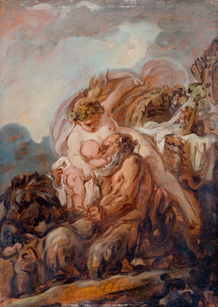 Infancy Of Dionysus by Jean Baptiste Deshays