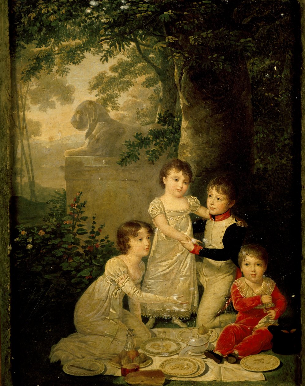 Four sons of Joachim Murat and Caroline Bonaparte by Jean Baptiste Isabey