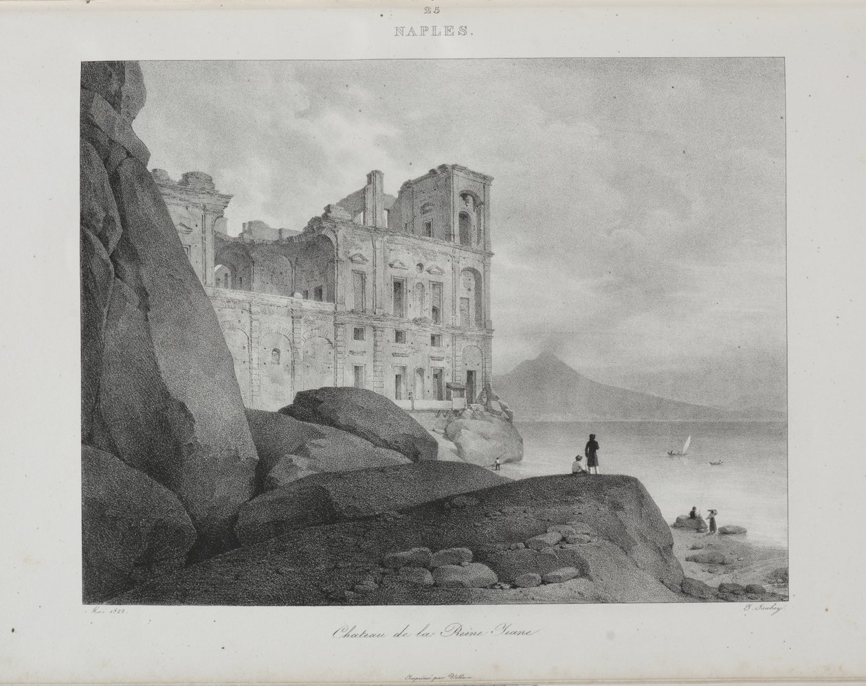 Journey to Italy in 1822 by Jean-Baptiste Isabey