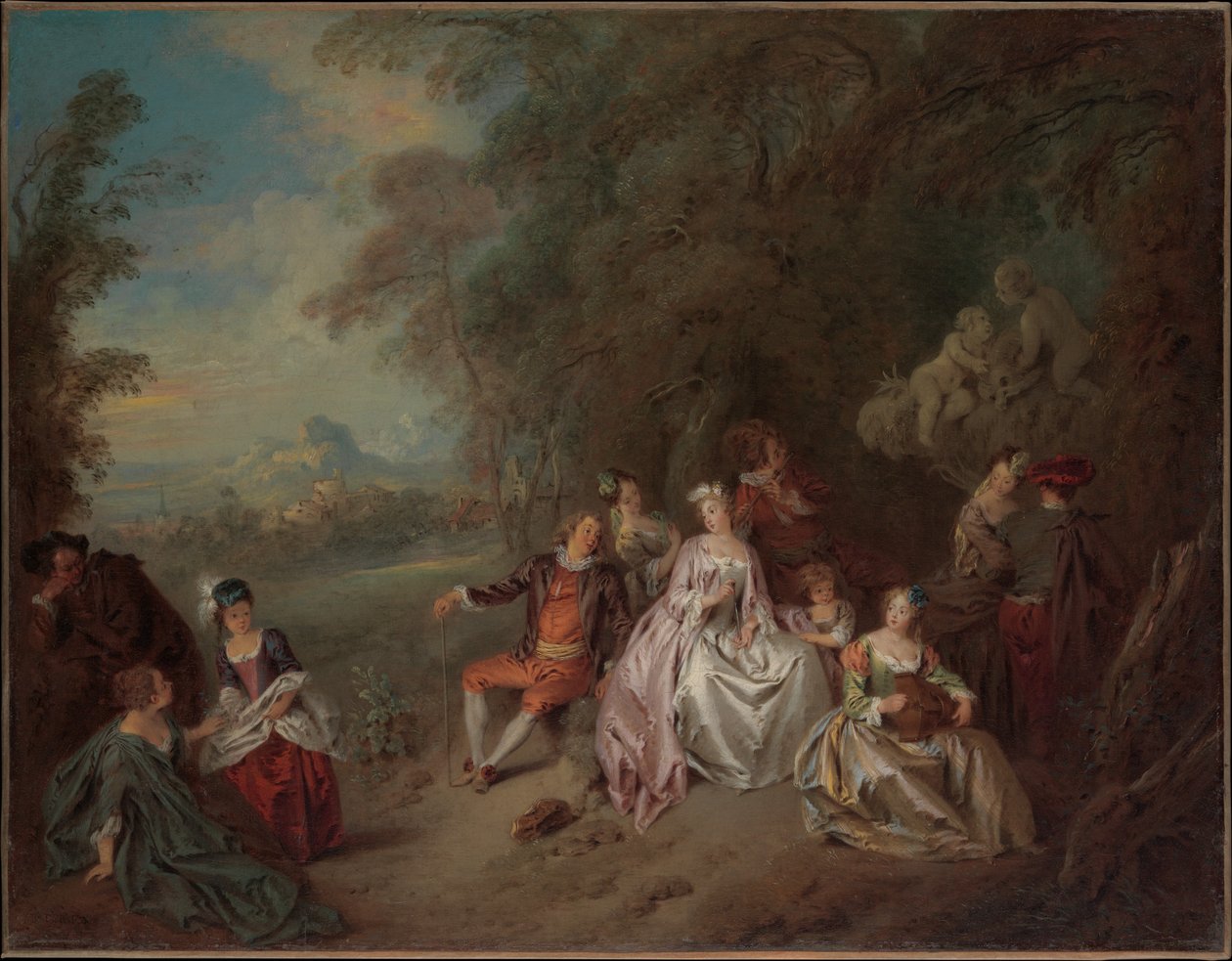 Rustic Concert by Jean-Baptiste Joseph Pater