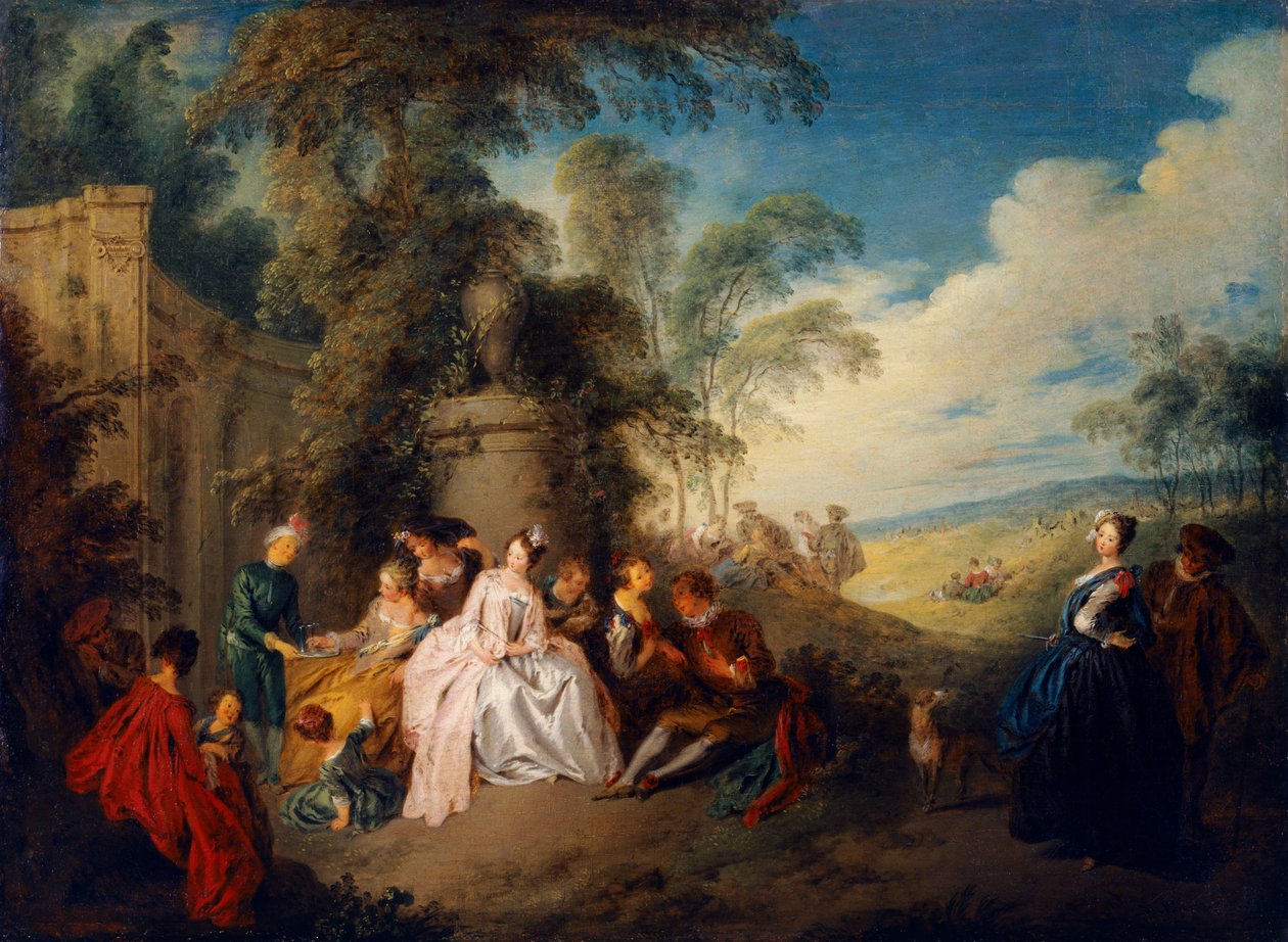 Fete Champetre by Jean Baptiste Joseph Pater