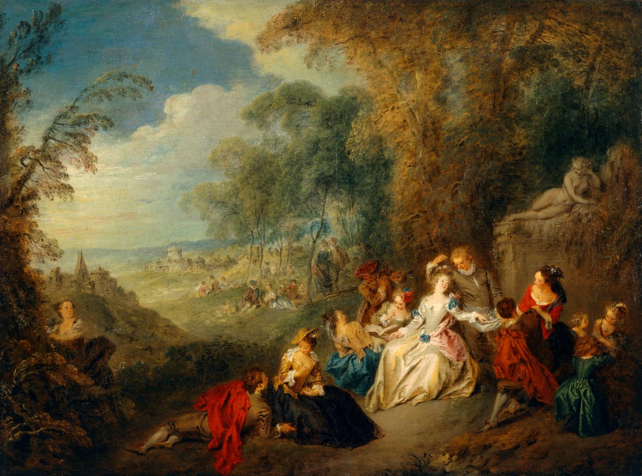 Fete Champetre by Jean Baptiste Joseph Pater