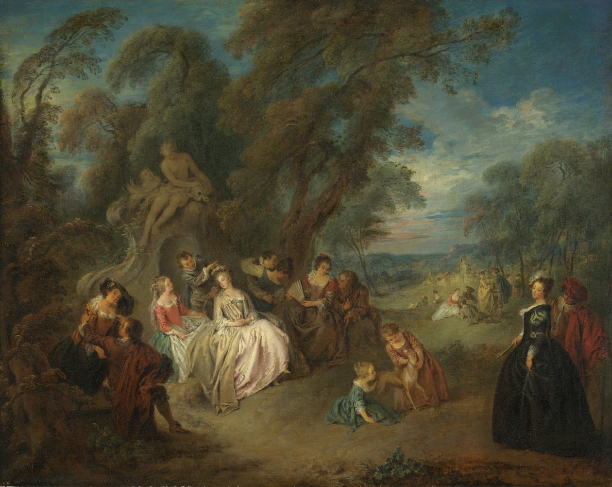Fête Champêtre by Jean-Baptiste Joseph Pater