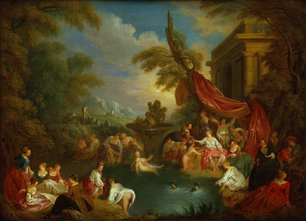 The Bathers by Jean Baptiste Joseph Pater