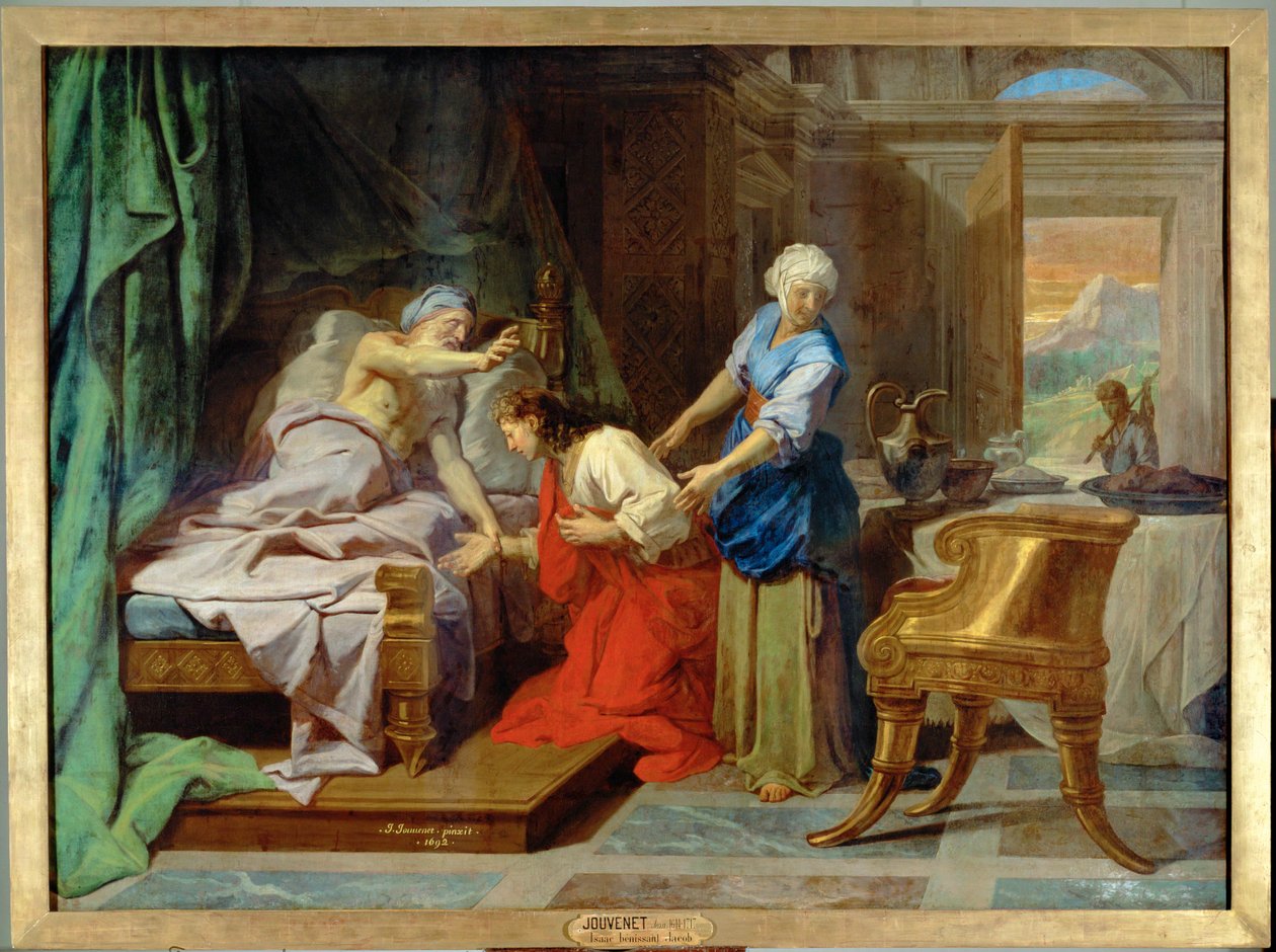 Isaac Blesses His Son Jacob by Jean-Baptiste Jouvenet
