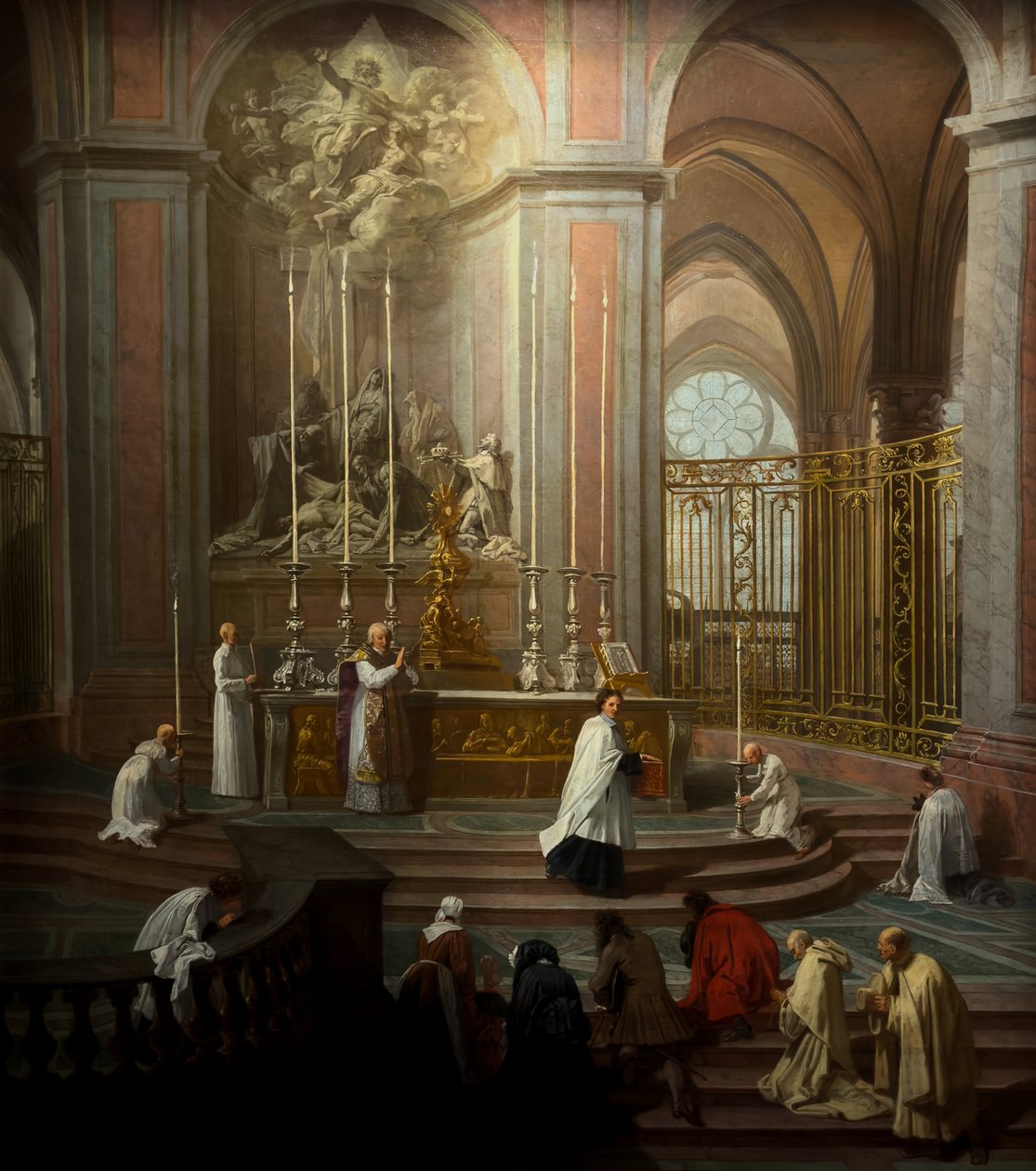 The mass of Canon Antoine de La Porte around 1710 by Jean Baptiste Jouvenet