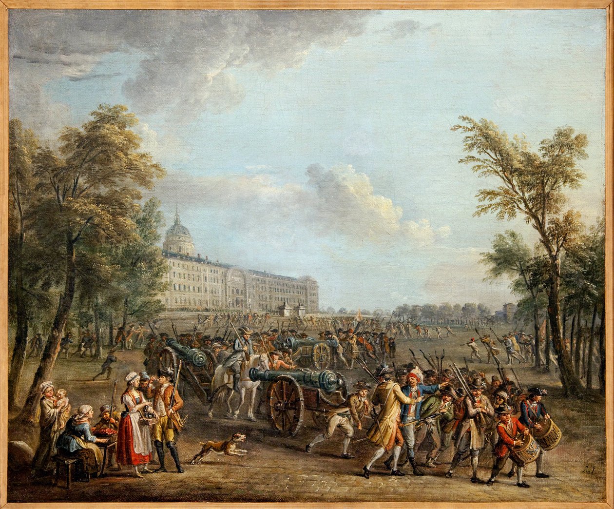 Pillage of Arms at the Invalides by Jean Baptiste Lallemand