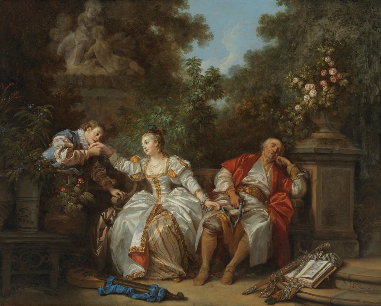 The Secret Lover by Jean-Baptiste Le Prince