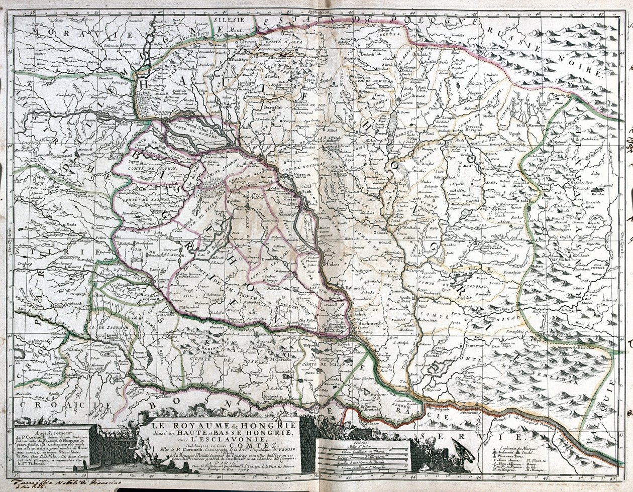 Austria (State: Lower Austria, Vienna, Styria, Burgenland), Slovakia, Hungary, north Serbia, Croatia (County: Vukovar-Syrmia, Osijek-Baranja, Brod-Posavina, Požega-Slavonia, Virovitica-Podravina, Bjelovar-Bilogora, Koprivnica-Križevci, Međimurje, Varaždin, by Jean-Baptiste Nolin
