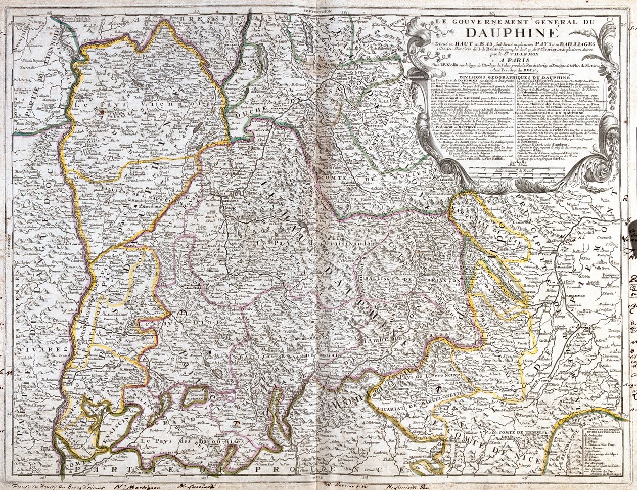 France, Italy by Jean Baptiste Nolin