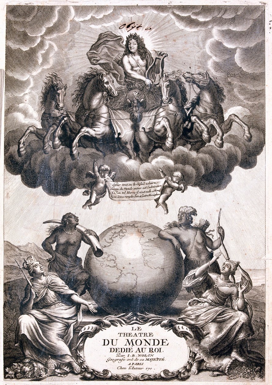 Front cover of the book Le theatre du monde by J by Jean Baptiste Nolin