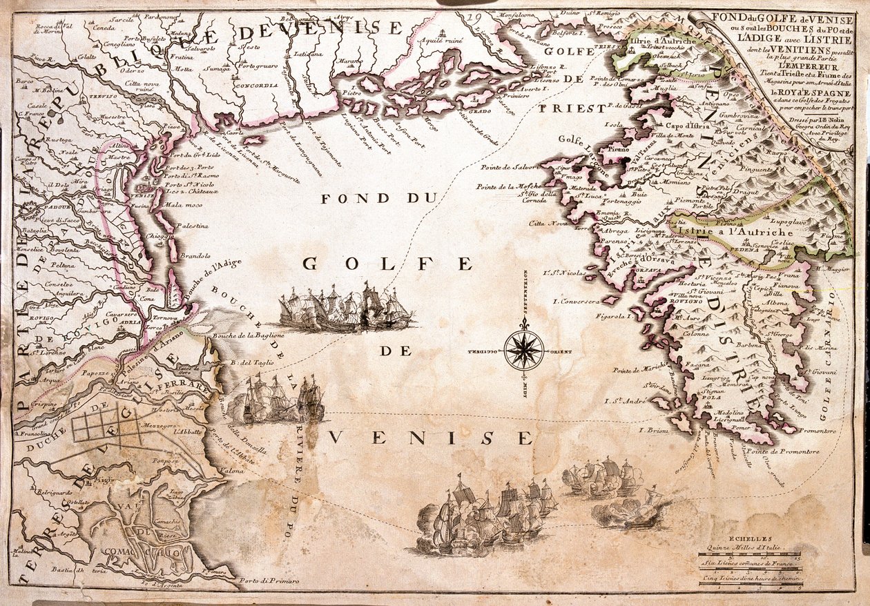 Italy (Region: south-east Veneto), Slovenia (Statistical Region: Coastal-Karst), Croatia (County: Istria) by Jean-Baptiste Nolin