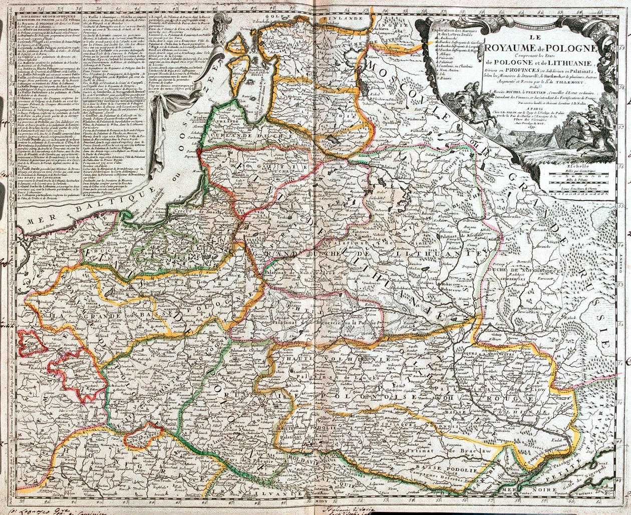Poland (excepted Voivodeships: Lubusz, West Pomeranian, Lower Silesian), Lithuania, Latvia, Estonia, Belarus, Ukraine (Oblast: Chernihiv, Kiev, Zhytomyr, Rivne, Volyn, Vinnytsia, Khmelnytsky, Ternopil, Lviv) by Jean-Baptiste Nolin