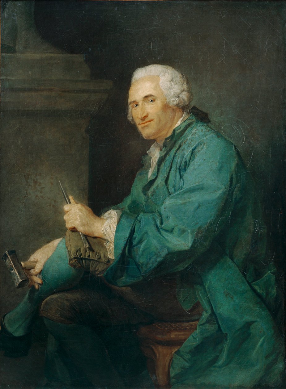 Lambert-Sigisbert Adam the Elder, Sculptor by Jean Baptiste Perronneau