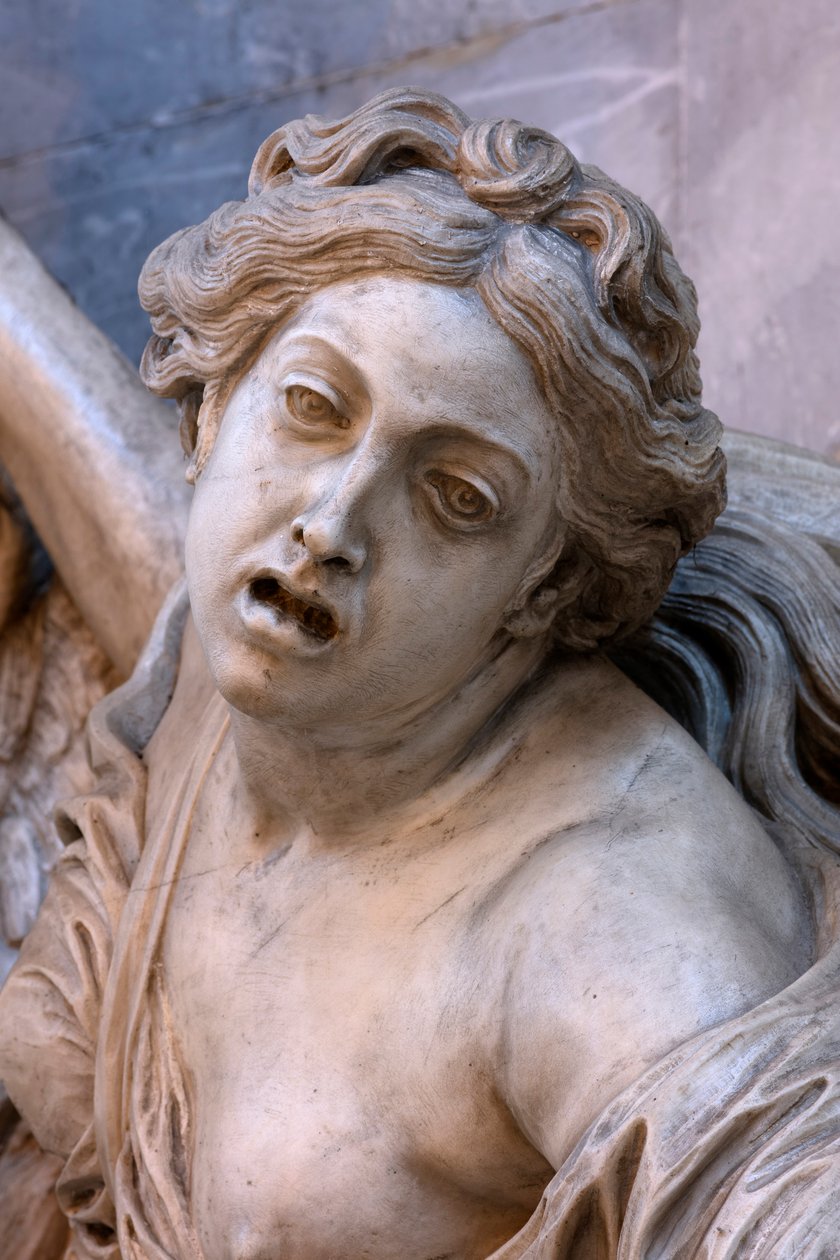 Parish Church Saint-Thomas, The Mausoleum of the Marshal of Saxony, Detail, Strasbourg by Jean Baptiste Pigalle