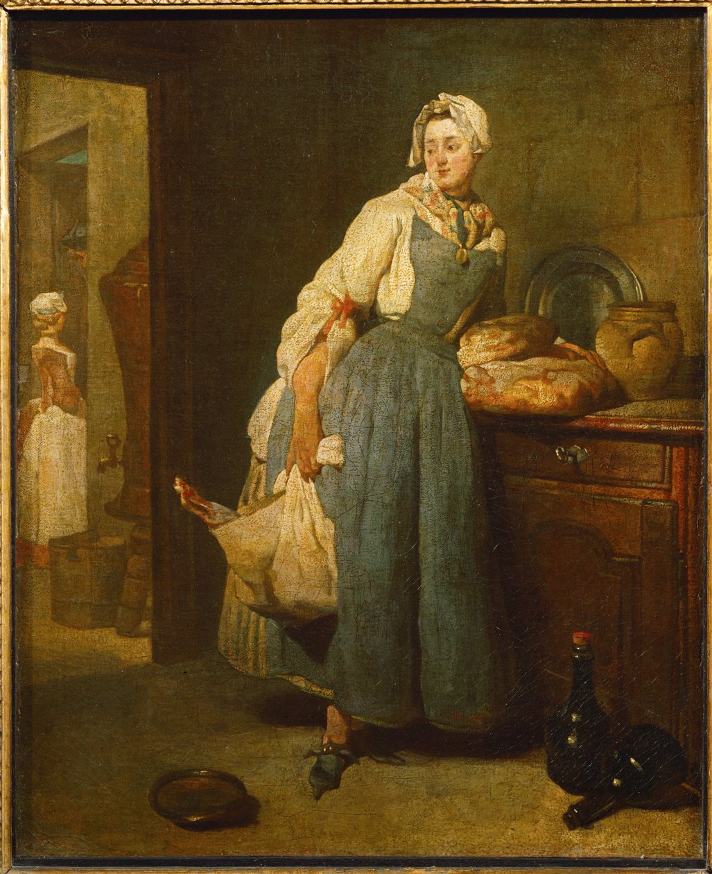 The Cateress by Jean Baptiste Simeon Chardin