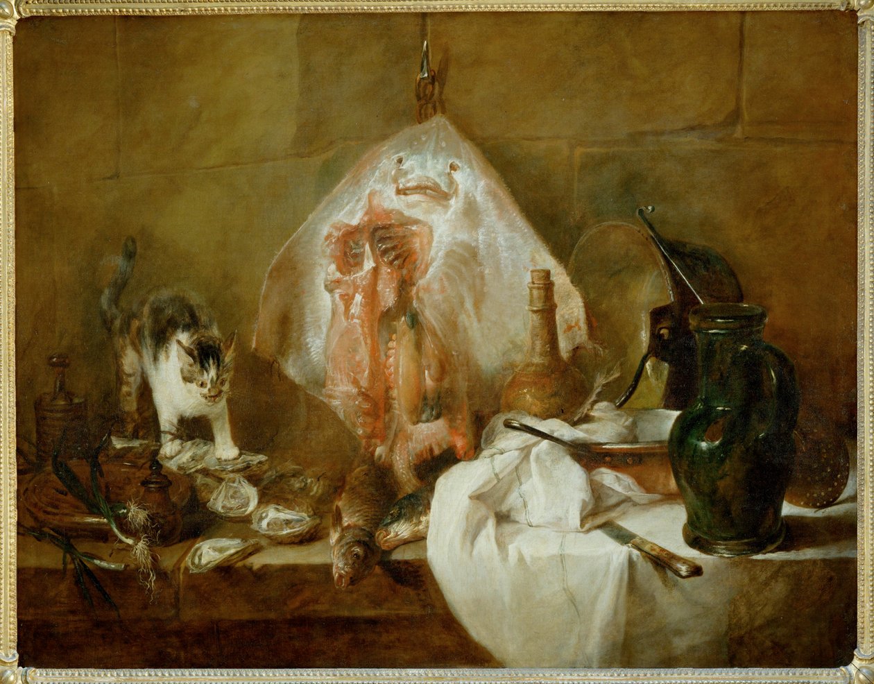The Skate by Jean Baptiste Simeon Chardin