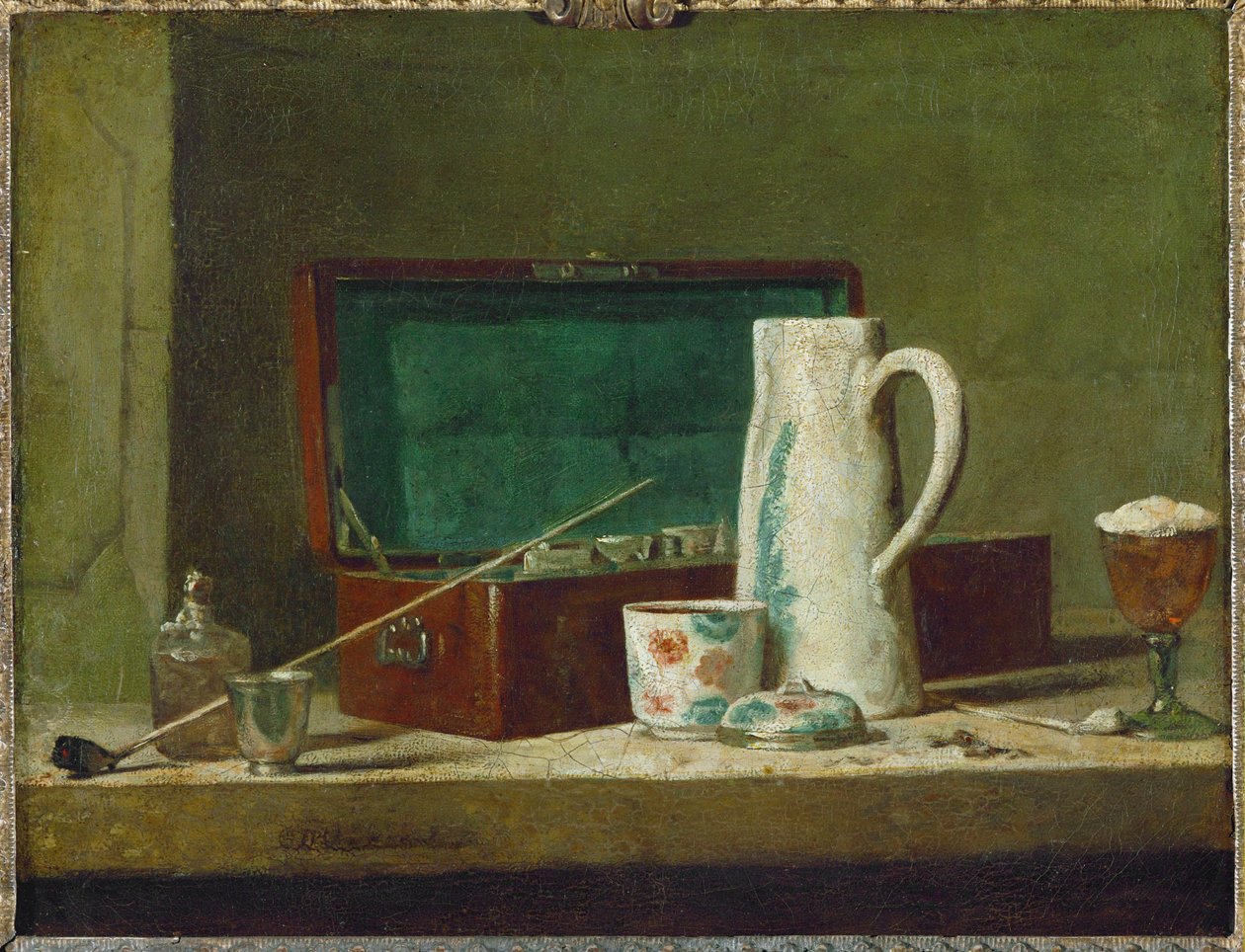 Pipes and Drinking Vase by Jean Baptiste Simeon Chardin