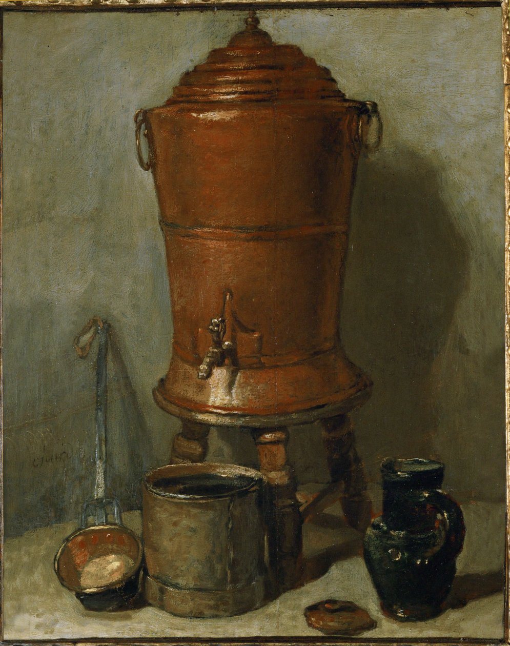 The Copper Drinking Fountain by Jean Baptiste Simeon Chardin