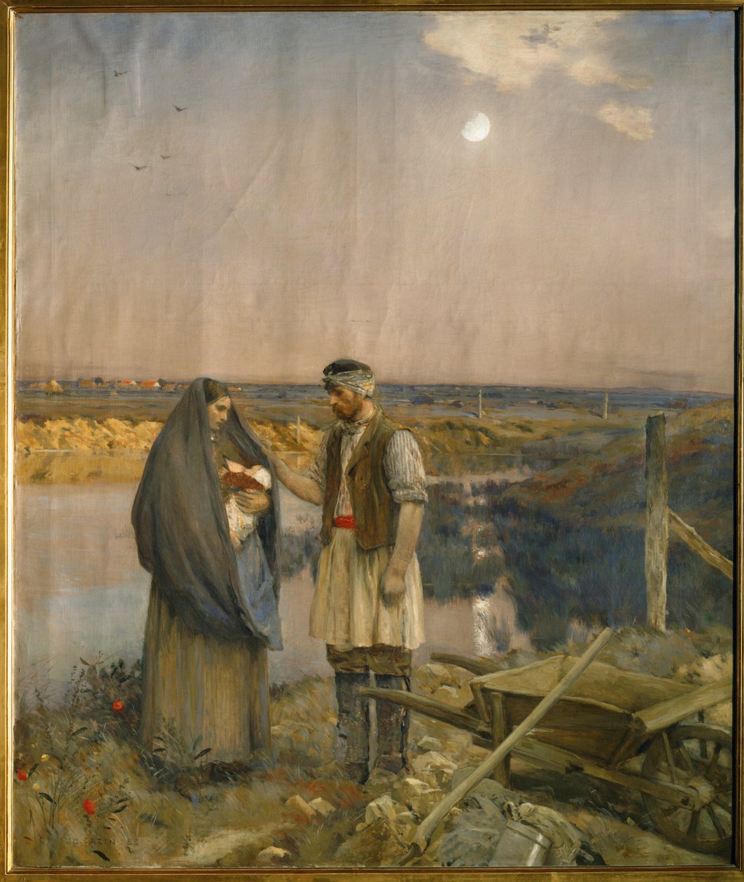 The end of the day by Jean-Charles Cazin