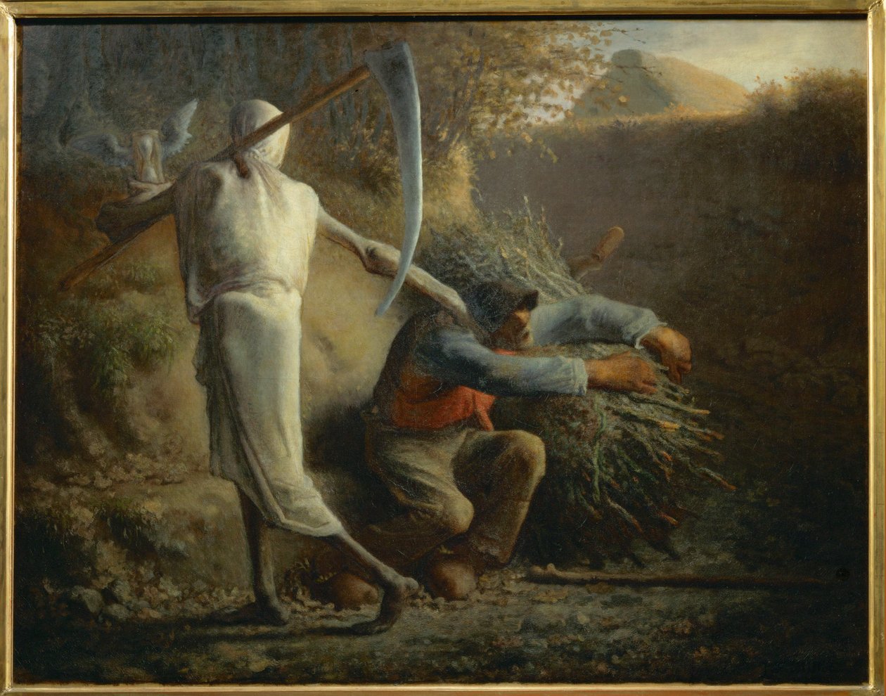 Death and the Woodcutter by Jean-Francois Millet