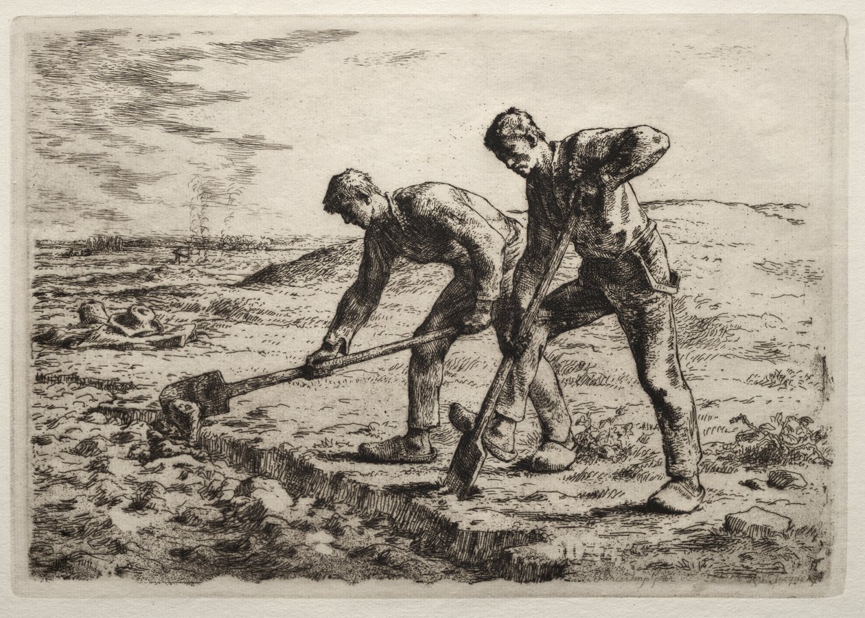 The Diggers by Jean-Francois Millet