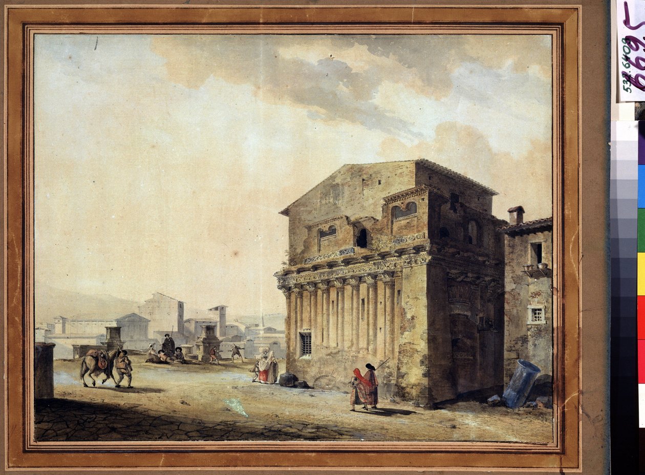 Rome, the House of Pontius Pilate by Jean François Thomas de Thomon