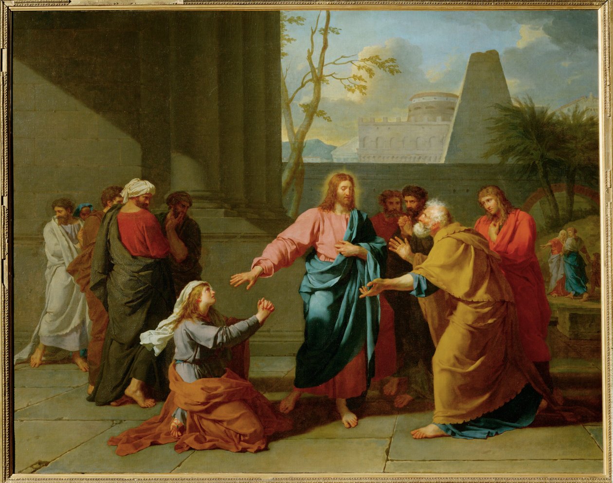 Christ and the Canaanite Woman by Jean Germain Drouais